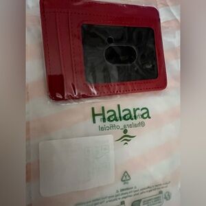 Halara NEW Red Card Holder